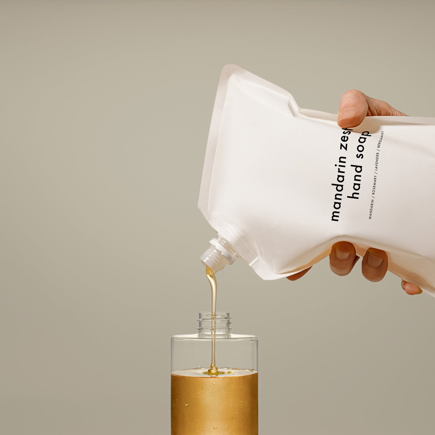 Mandarin zest hand soap