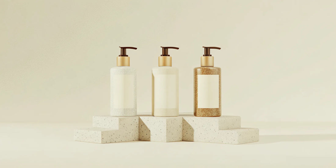 Three bottles of the best hand made soap from California.