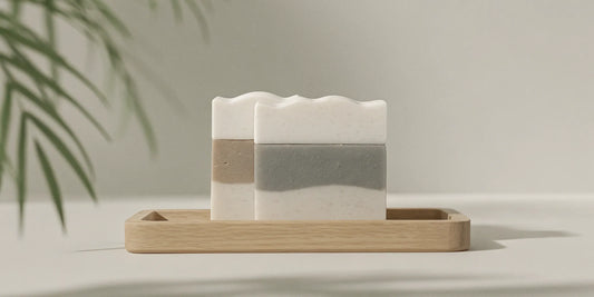 Natural, cruelty-free soap bars serving as a zero-waste soap refill.