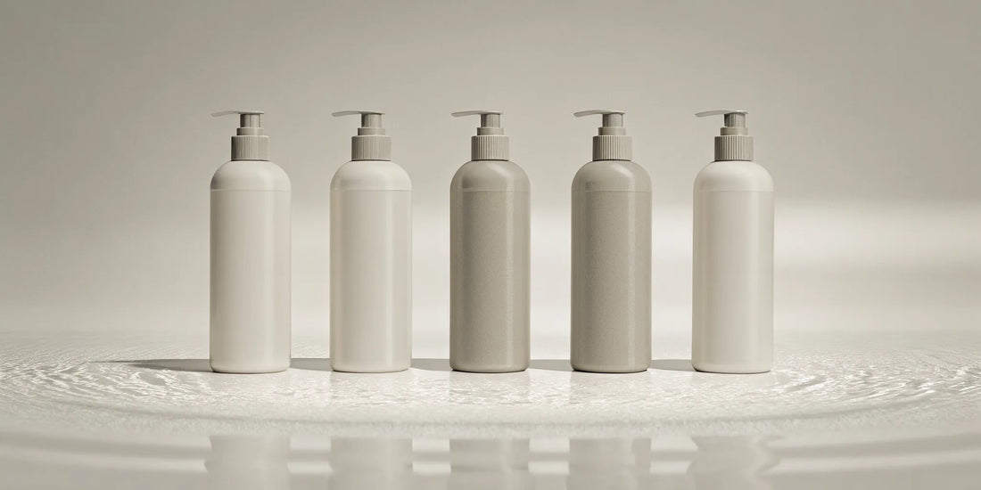 Five bottles of the best pH balanced body wash for healthy skin.