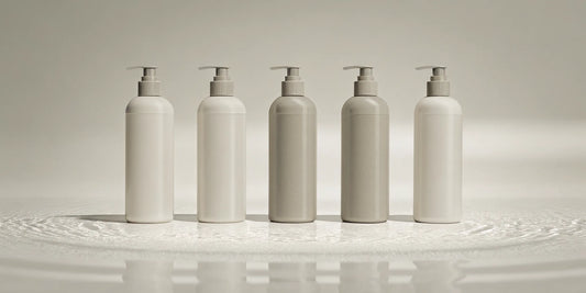 Five bottles of the best pH balanced body wash for healthy skin.
