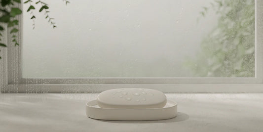 A gentle bar of hand soap safe for sensitive skin.