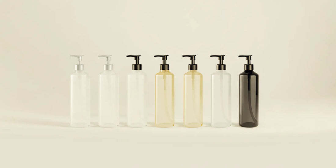 A variety of stylish refillable pump bottle options for your home.