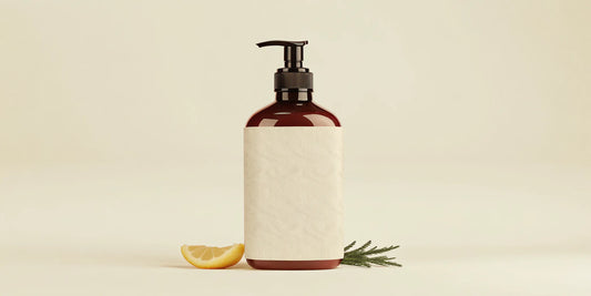 The best hand wash refill in a pump bottle with a fresh lemon and rosemary scent.