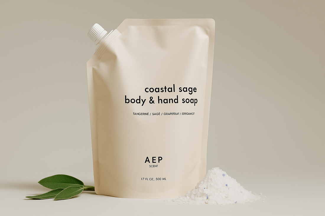 A down-to-earth Jo Malone body wash alternative that uses minimal plastic in packaging.