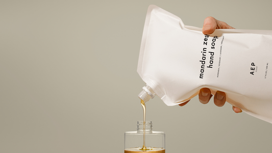 Quality scented hand soap refill for a luxe feel  