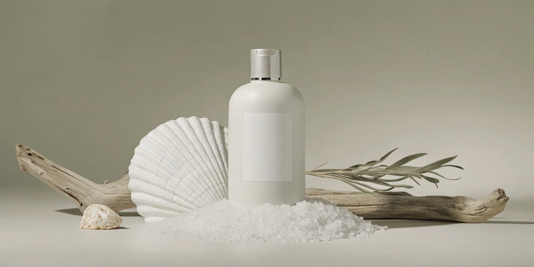 Sea salt body wash with sage and coastal botanicals