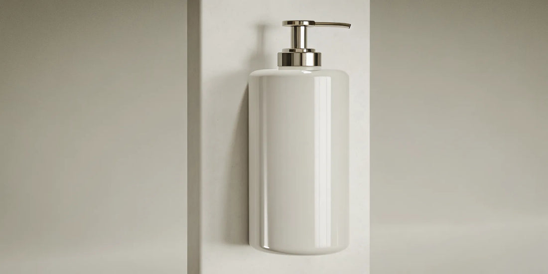 A modern wall mounted soap dispenser, with its price being a key factor for any buyer.